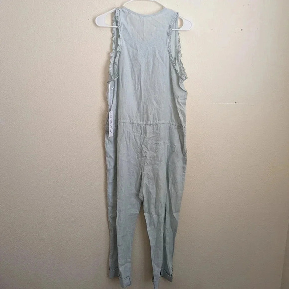 On the road ruffled linen jumpsuit - Picture 8 of 8